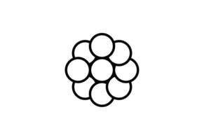 kreativ unik form logotyp symbol, vektor illustration