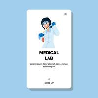 medicin medicinsk labb vektor