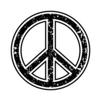 fred symbol vektor ikon på vit bakgrund