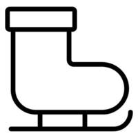 Symbol für Schlittschuhlinie vektor