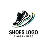 Schuhe Logo Design Vorlage Prämie vektor
