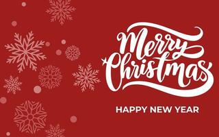 glad jul text design och Lycklig ny år vektor