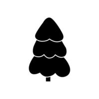 Weihnachten Baum Vektor Symbol. Neu Jahr Illustration unterzeichnen. Winter Symbol.