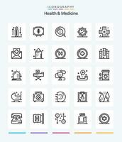kreativ Gesundheit Medizin 25 Gliederung Symbol Pack eine solche wie Krankheit. Baby. Gesundheit. Medizin. Gesundheit vektor