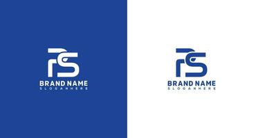 kreativ Brief ps Logo Design Vorlage. Initiale Brief ps Logo Design vektor