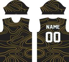 sporter jersey design sublimering vektor