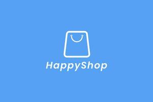 Shopping-Logo-Vektor-Symbol-Illustration vektor