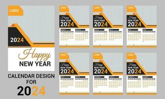 kalender design 2024 vektor
