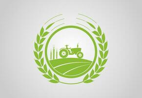 Traktor Argo Bauernhof, Landwirtschaft Branchen Landwirtschaft Branchen kostenlos Vektor Logo Design