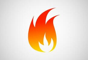 Feuer Flamme Logo Design. Feuer Symbol, Feuer Zeichen Symbol kostenlos Vektor