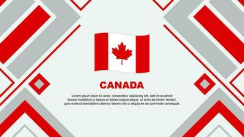 kanada flagga abstrakt bakgrund design mall. kanada oberoende dag baner tapet vektor illustration. kanada flagga