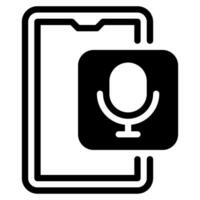 innehåll skapare Ansökan podcast objekt illustration vektor