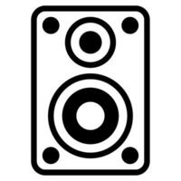 Podcast Subwoofer Symbol Illustration vektor