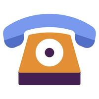 Telefon Symbol Illustration zum Netz Anwendung, usw vektor