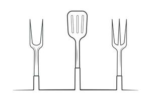 gaffel illustration, matlagning gaffel silhuett, restaurang Utrustning, matlagning Utrustning svg, klämma konst, redskap vektor, silhuett vektor