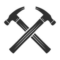 Hammer Silhouette, Hammer Vektor, Hammer Illustration, Zimmermann Vektor, Mechaniker Silhouette, Mechaniker Werkzeug, Zimmermann Werkzeug, Arbeiter Elemente, Arbeit Ausrüstung, Arbeiter Tag vektor