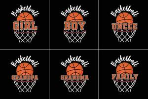 basketboll t-shirt bunt, basketboll skjorta bunt, basketboll tee, sporter t-shirt bunt, sporter skjorta, sporter tee vektor