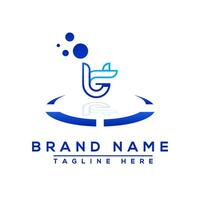 Brief gu Blau Fachmann Logo zum alle Arten von Geschäft vektor