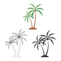 Kokosnuss Baum Vektor, Kokosnuss Baum Illustrationen, Kokosnuss Baum Clip Kunst, Kokosnuss Anlage, Pflanze Silhouette, Baum Vektor, Silhouette, Gliederung Vektor, Sommer, Sommer- Elemente, Palme Baum, Sommer- Urlaub vektor