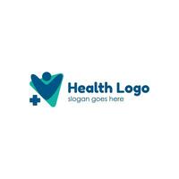 Fachmann Gesundheit Logo Design, Gesundheit medizinisch Logo Vorlage Vektor