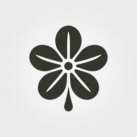 ein Blume Symbol - - einfach Vektor Illustration