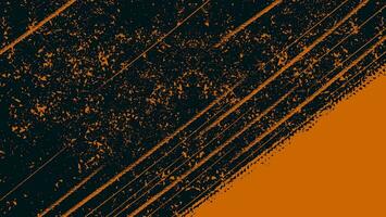 abstrakt ästhetisch Orange Grunge Textur Hintergrund. retro Illustration. vektor