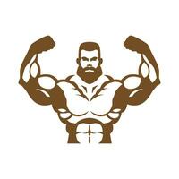 Bodybuilder Logo Symbol vektor
