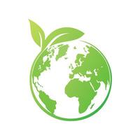 ekologi symbol. grön global miljö begrepp, tecken och symbol. vektor