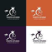 fotostudio logotyp vektor