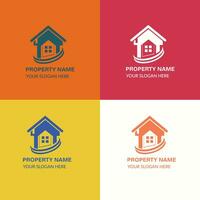 Home-Immobilien-Logo vektor