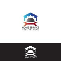 service redskap logotyp mall design vektor