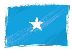 Grunge-Somalia-Flagge vektor