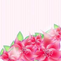 stilvolle Blumenhintergrund-Vektorillustration vektor
