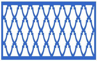 dekorative Blumenmuster, geometrische Vorlage für CNC-Laserschneiden vektor