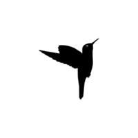 fliegend Kolibri Silhouette, können verwenden Kunst Illustration, Webseite, Logo Gramm, Piktogramm oder Grafik Design Element. Vektor Illustration