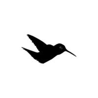 fliegend Kolibri Silhouette, können verwenden Kunst Illustration, Webseite, Logo Gramm, Piktogramm oder Grafik Design Element. Vektor Illustration