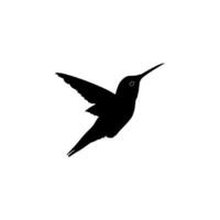 fliegend Kolibri Silhouette, können verwenden Kunst Illustration, Webseite, Logo Gramm, Piktogramm oder Grafik Design Element. Vektor Illustration