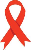 röd band av AIDS och HIV kampanj vektor
