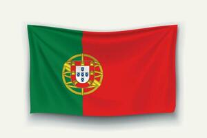 Flagge von Portugal vektor