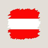 Österreich Grunge Flagge. Vektor Illustration National Flagge isoliert auf Licht Hintergrund