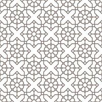 sömlös geometrisk mönster med ett islamic stil vektor