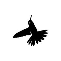 fliegend Kolibri Silhouette, können verwenden Kunst Illustration, Webseite, Logo Gramm, Piktogramm oder Grafik Design Element. Vektor Illustration