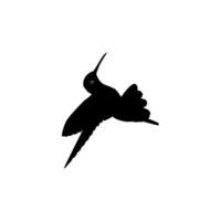 fliegend Kolibri Silhouette, können verwenden Kunst Illustration, Webseite, Logo Gramm, Piktogramm oder Grafik Design Element. Vektor Illustration