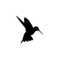 fliegend Kolibri Silhouette, können verwenden Kunst Illustration, Webseite, Logo Gramm, Piktogramm oder Grafik Design Element. Vektor Illustration