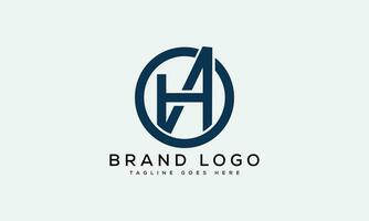 Brief Ha Logo Design Vektor Vorlage Design zum Marke.