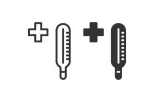 Thermometer Symbol. Vektor Illustration Design.