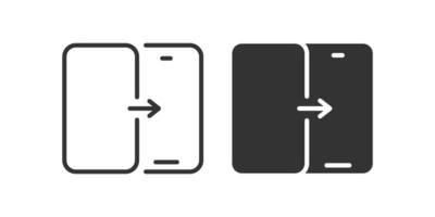 Schutz Bildschirm auf Smartphone Symbol. Vektor Illustration Designschutz Bildschirm auf Smartphone Symbol. Vektor Illustration Design.