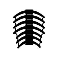 Brust Muskeln Symbol im Vektor. Logo vektor