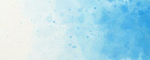 Blau Aquarelle Muster und Hintergrund im Banner und Vektor Design.