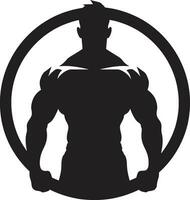 getönt Techniken Vektor Kunst zum Bodybuilding und Übung Stärke Haltung Übung Vektor Symbole im Bodybuilding